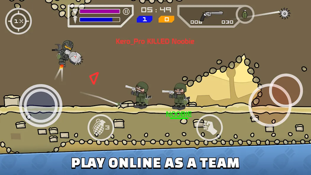 Mini Militia - War.io (Мини Милития)  [МОД Menu] Screenshot 1