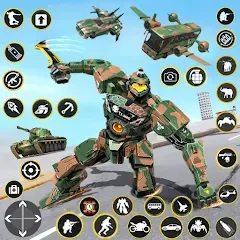 Взлом Army Bus Robot Car Game 3d  [МОД Menu] - полная версия apk на Андроид