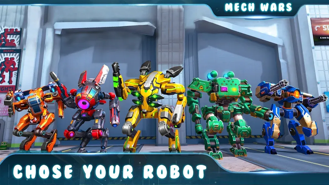 Spider Mech Wars - Robot Game  [МОД Бесконечные деньги] Screenshot 3