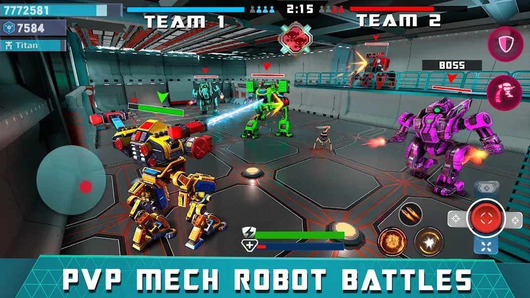 Mech Robot Wars - Multi Robot  [МОД Много денег] Screenshot 5