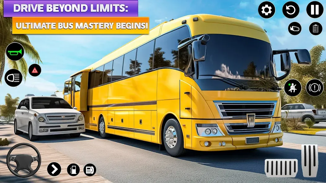 Ultimate Bus Driving Simulator (Ультимативный симулятор вождения автобуса)  [МОД Много денег] Screenshot 2