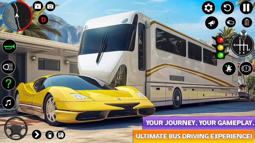 Ultimate Bus Driving Simulator (Ультимативный симулятор вождения автобуса)  [МОД Много денег] Screenshot 5