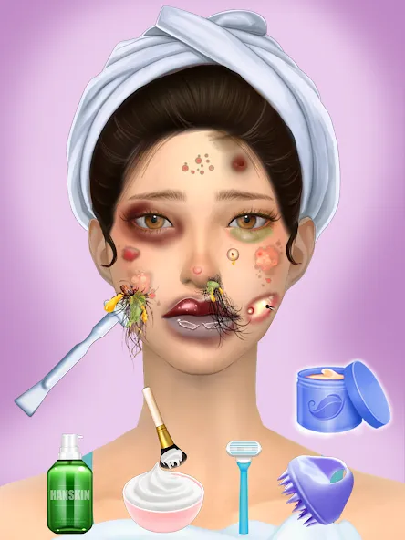 Waxing Spa ASMR Makeover Salon  [МОД Меню] Screenshot 1