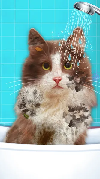 Virtual Cat ASMR Spa Makeover (Виртуальный кот  Спа Мэйкавер)  [МОД Unlocked] Screenshot 5