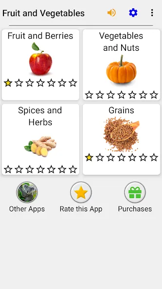 Fruit and Vegetables - Quiz  [МОД Меню] Screenshot 3