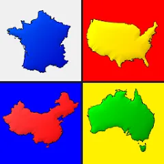 Взломанная Maps of All Countries Geo-Quiz  [МОД Бесконечные деньги] - последняя версия apk на Андроид