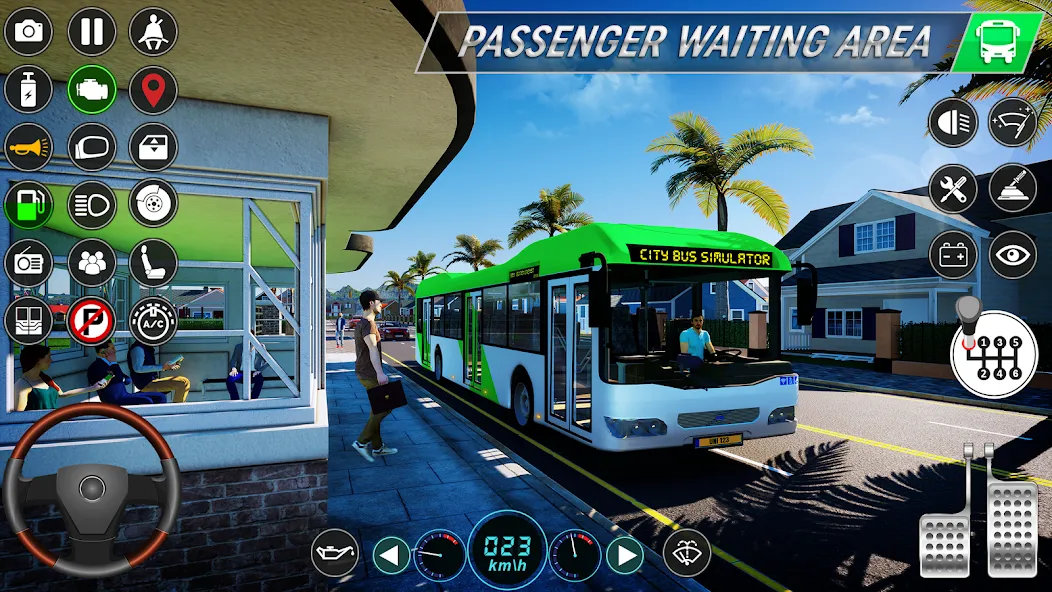 City Bus Simulator: Bus Games (Риал Сити Бас Симулятор Геймс)  [МОД Много монет] Screenshot 1