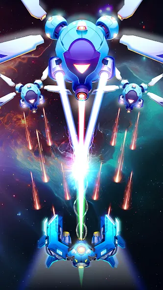 Galaxy Attack - Space Shooter (Гэлэкси Атак)  [МОД Unlimited Money] Screenshot 3