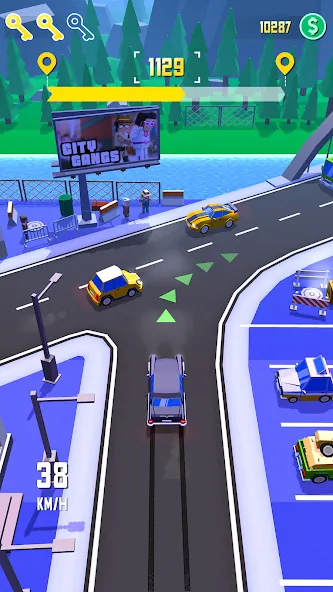 Taxi Run: Traffic Driver (Такси Ран)  [МОД Mega Pack] Screenshot 2