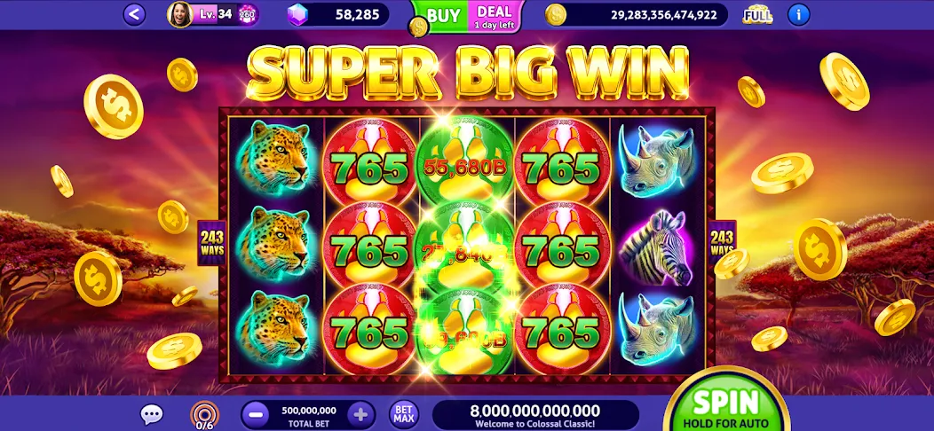 Club Vegas Slots Casino Games (Клуб Вегас)  [МОД Бесконечные монеты] Screenshot 2