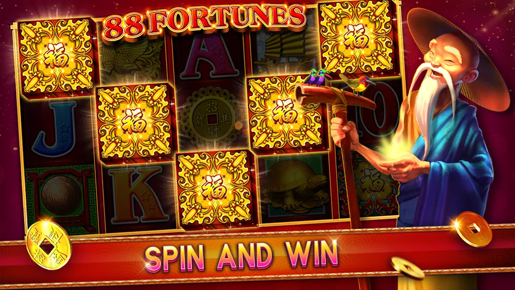 88 Fortunes Casino Slot Games (Форчунс)  [МОД Menu] Screenshot 1