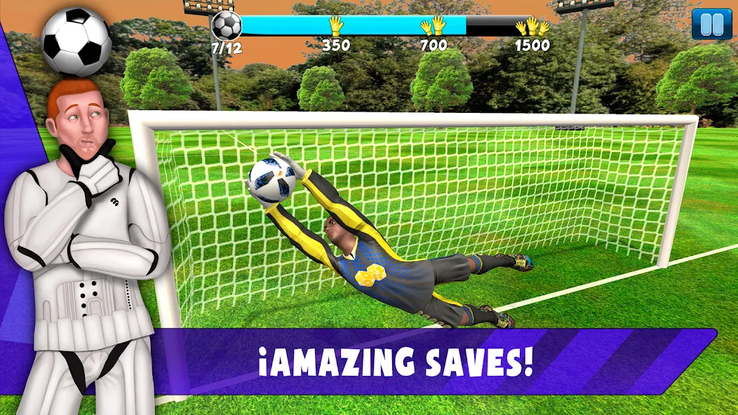 Soccer Goalkeeper 2024 (Соккер Голкипер 2022)  [МОД Много монет] Screenshot 2