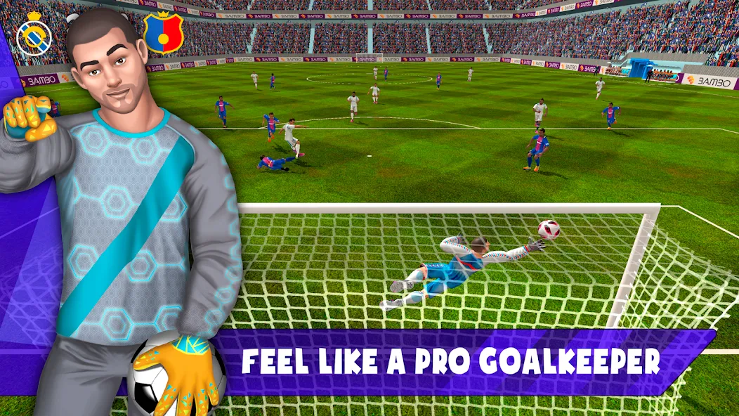 Soccer Goalkeeper 2024 (Соккер Голкипер 2022)  [МОД Много монет] Screenshot 4