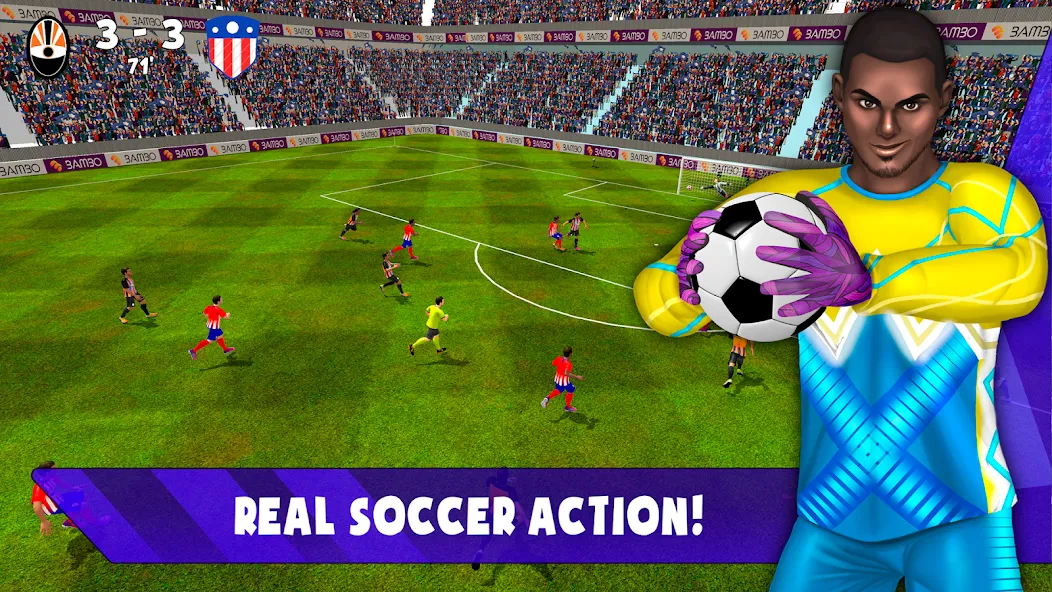 Soccer Goalkeeper 2024 (Соккер Голкипер 2022)  [МОД Много монет] Screenshot 5