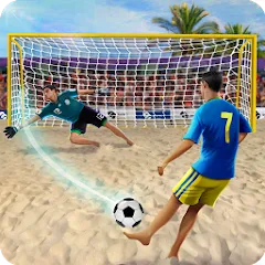 Скачать взлом Shoot Goal - Beach Soccer Game (Шут)  [МОД Mega Pack] - полная версия apk на Андроид