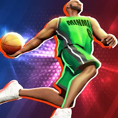 Взломанная Basketball Grand Slam (Баскетбол Гранд Слэм)  [МОД Unlocked] - последняя версия apk на Андроид