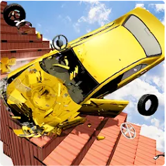 Скачать взломанную Beam Drive Crash Death Stair C (Бим Драйв Краш Дэт Стэр С)  [МОД Mega Pack] - полная версия apk на Андроид