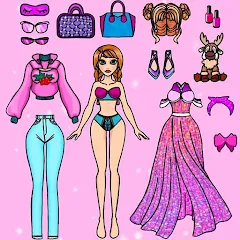 Скачать взлом Doll Dress Up Makeup Girl Game (Чиби кукла одевает девушку игры)  [МОД Меню] - полная версия apk на Андроид