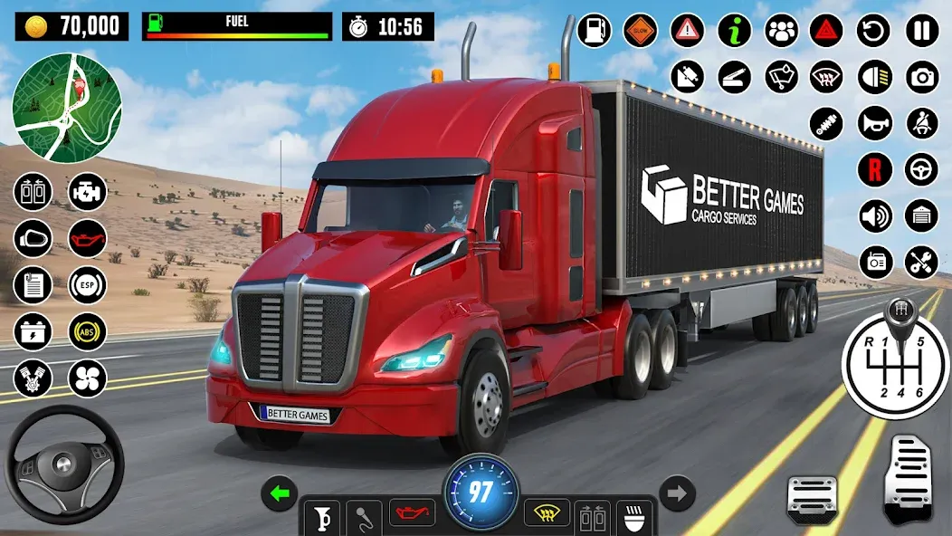 Truck Games - Driving School  [МОД Бесконечные деньги] Screenshot 5