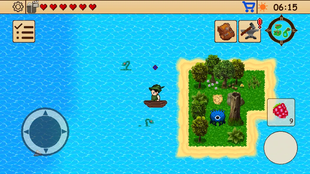 Survival RPG 1: Island Escape (Сурвивал РПГ 1)  [МОД Много монет] Screenshot 1