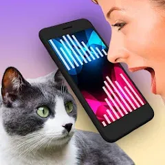 Скачать взломанную Cat Translator Pet Talk Meow  [МОД Все открыто] - последняя версия apk на Андроид