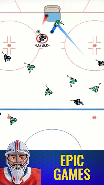 Superstar Hockey (уперстар Хоккей)  [МОД Много монет] Screenshot 2