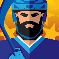 Скачать взломанную Superstar Hockey (уперстар Хоккей)  [МОД Много монет] - последняя версия apk на Андроид