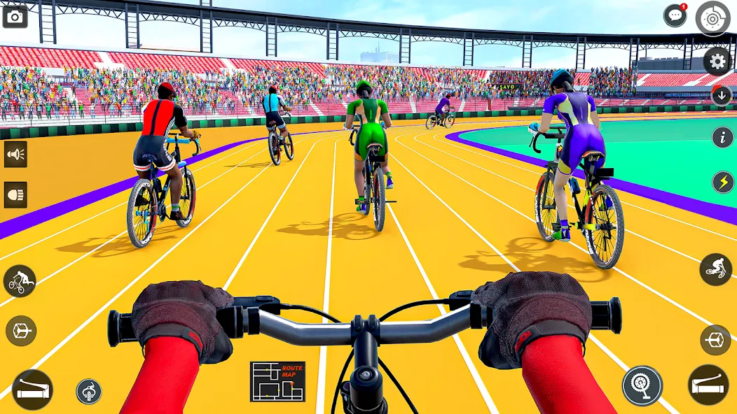 BMX Cycle Race 3d Cycle Games (гонка на велосипедах 3D игры на велосипеде)  [МОД Все открыто] Screenshot 1