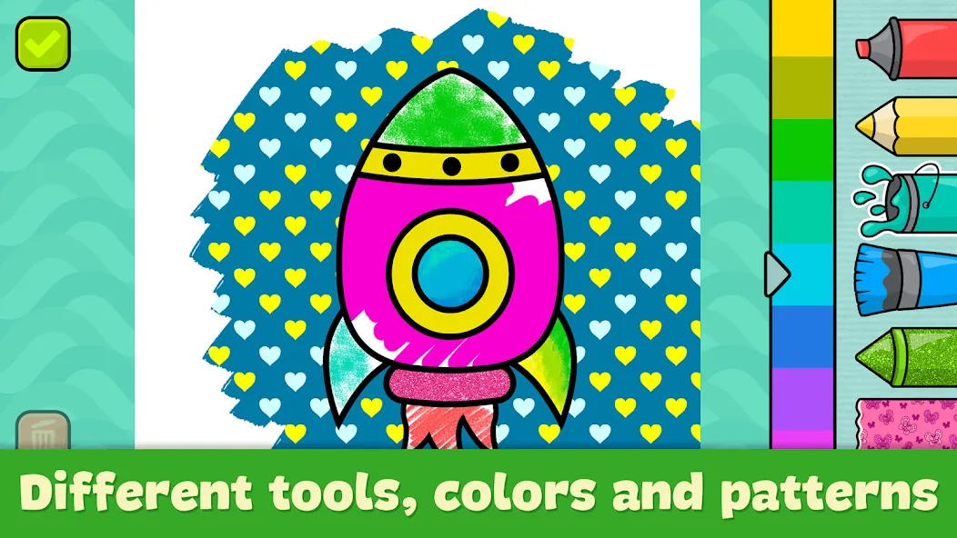 Coloring Book - Games for Kids  [МОД Бесконечные деньги] Screenshot 2