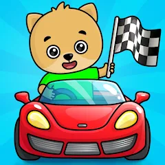 Взломанная Bimi Boo Car Games for Kids  [МОД Unlimited Money] - последняя версия apk на Андроид