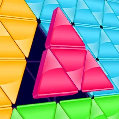 Взломанная Block! Triangle Puzzle:Tangram  [МОД Unlocked] - стабильная версия apk на Андроид