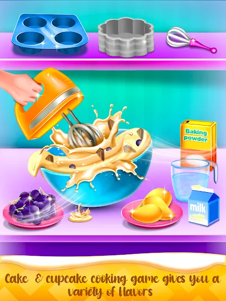 Cake Maker Cooking Cake Games (Кейк Мейкер кулинарные игры на приготовление тортов)  [МОД Много денег] Screenshot 4