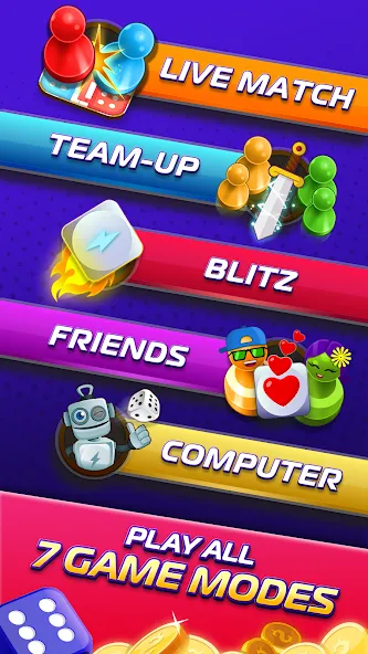 Ludo SuperStar- Board Game  [МОД Mega Pack] Screenshot 2