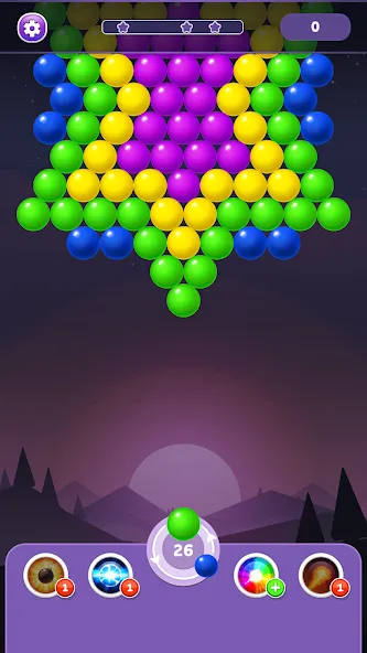 Bubble Shooter Rainbow  [МОД Menu] Screenshot 1