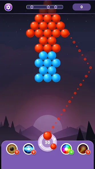 Bubble Shooter Rainbow  [МОД Menu] Screenshot 3