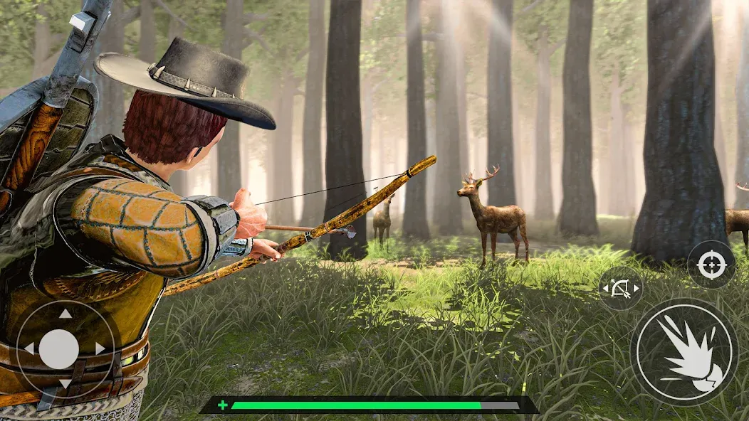 Animal Archery Hunting Games  [МОД Много денег] Screenshot 1