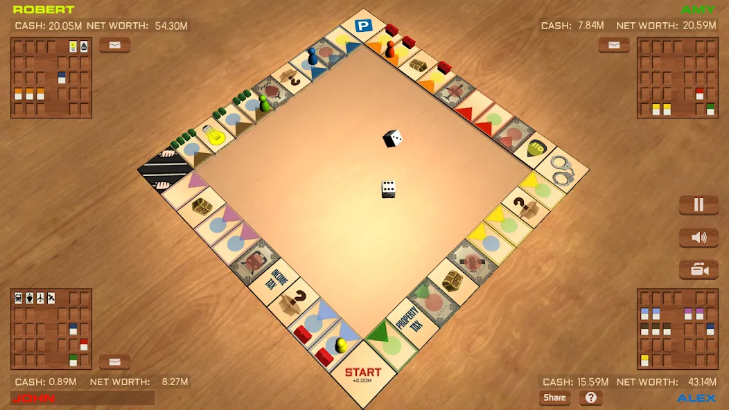 Businessman ONLINE board game (Бизнесмен онлайн настольная игра)  [МОД Бесконечные деньги] Screenshot 1