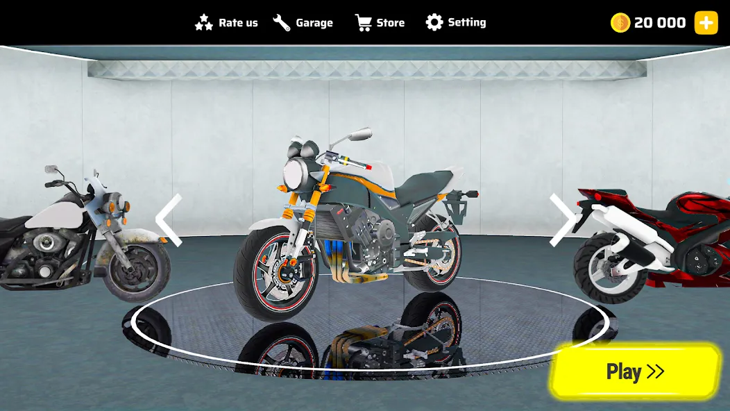 Moto Bike Race 3D Motorcycles  [МОД Много монет] Screenshot 5