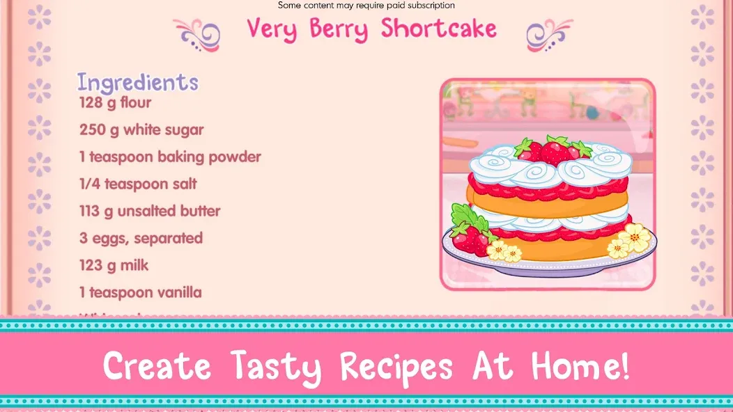 Strawberry Shortcake Bake Shop  [МОД Меню] Screenshot 4