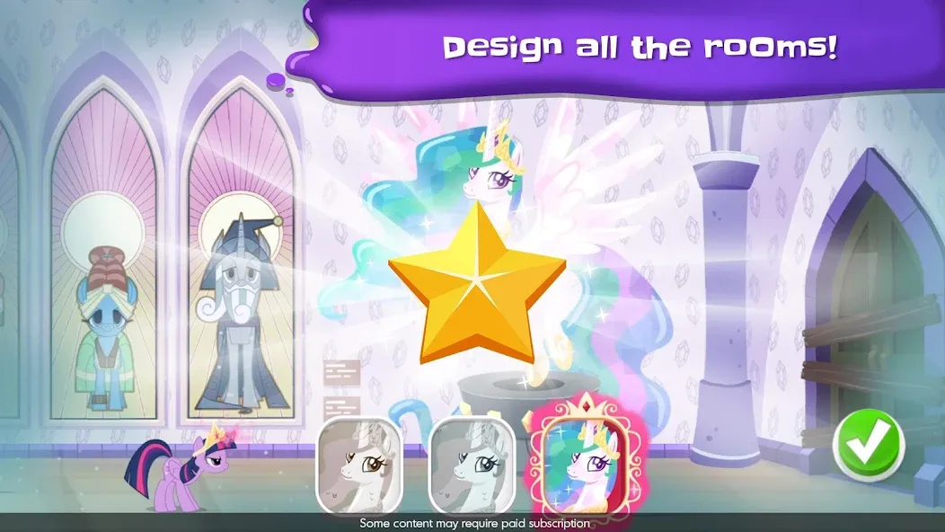 My Little Pony Color By Magic (Май Литл Пони)  [МОД Бесконечные деньги] Screenshot 3