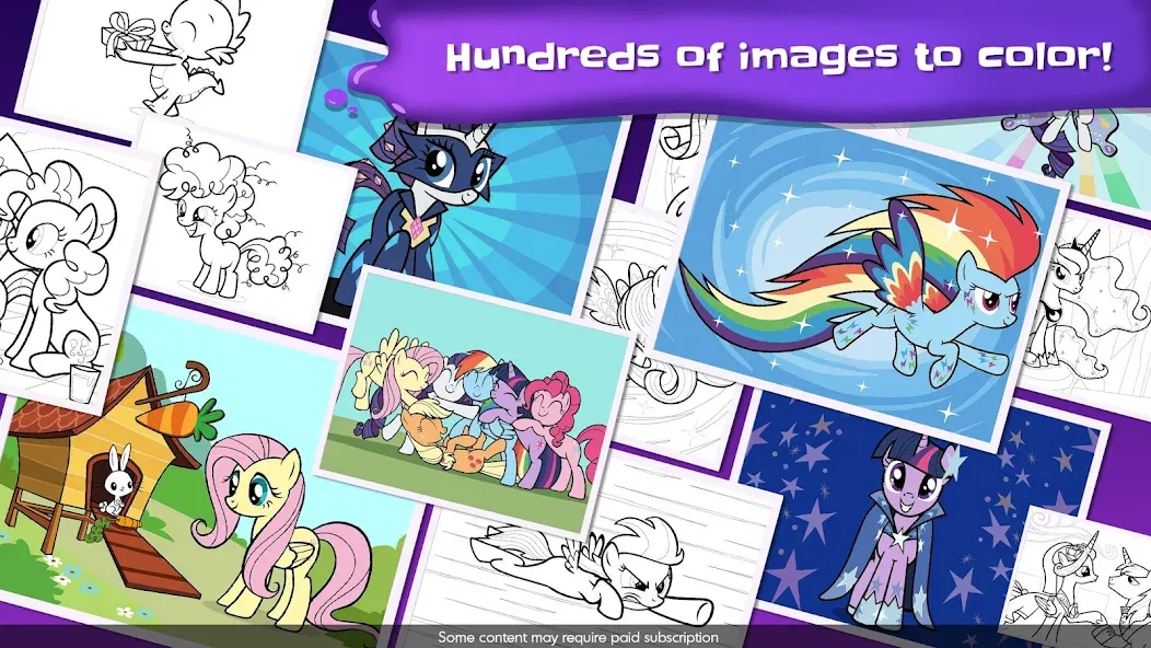 My Little Pony Color By Magic (Май Литл Пони)  [МОД Бесконечные деньги] Screenshot 4