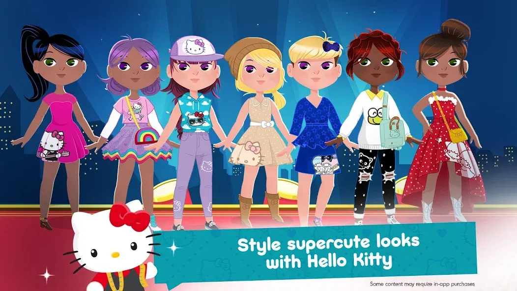 Hello Kitty Fashion Star  [МОД Бесконечные монеты] Screenshot 1