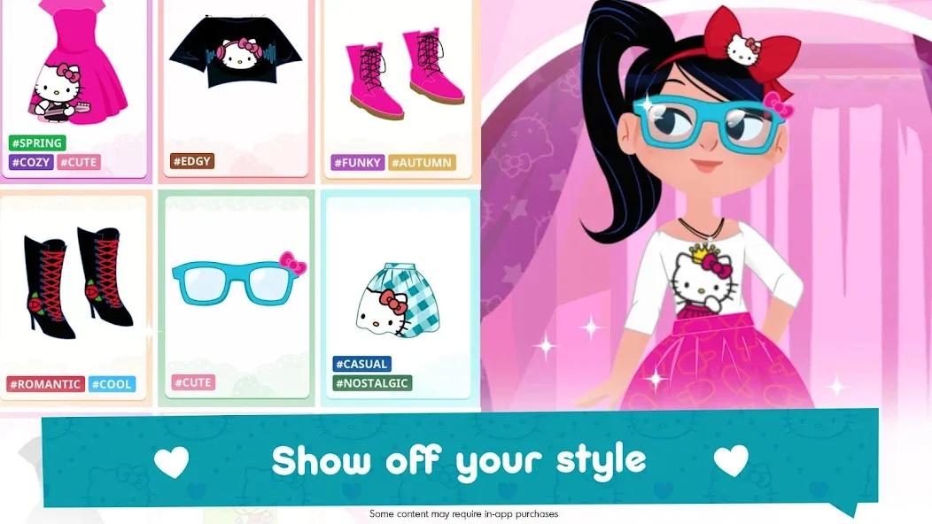 Hello Kitty Fashion Star  [МОД Бесконечные монеты] Screenshot 5