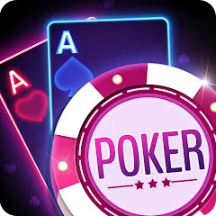 Скачать взлом Poker Texas Holdem (Покер Техасский Холдем)  [МОД Много денег] - стабильная версия apk на Андроид