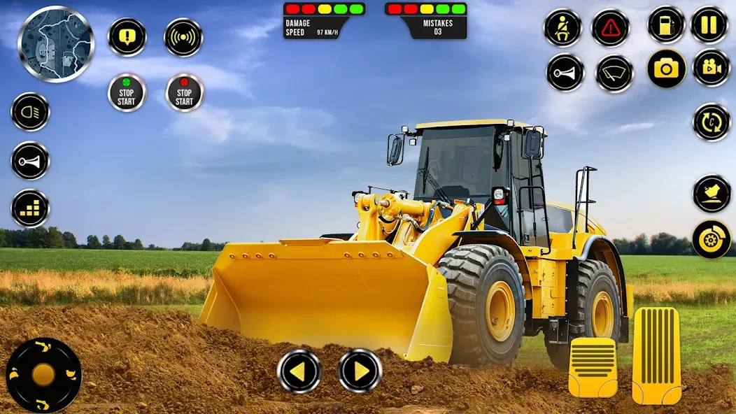 Construction Machine Real JCB  [МОД Все открыто] Screenshot 2