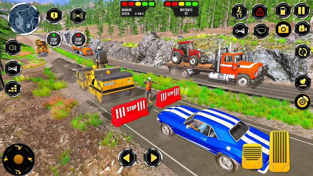 Construction Machine Real JCB  [МОД Все открыто] Screenshot 4