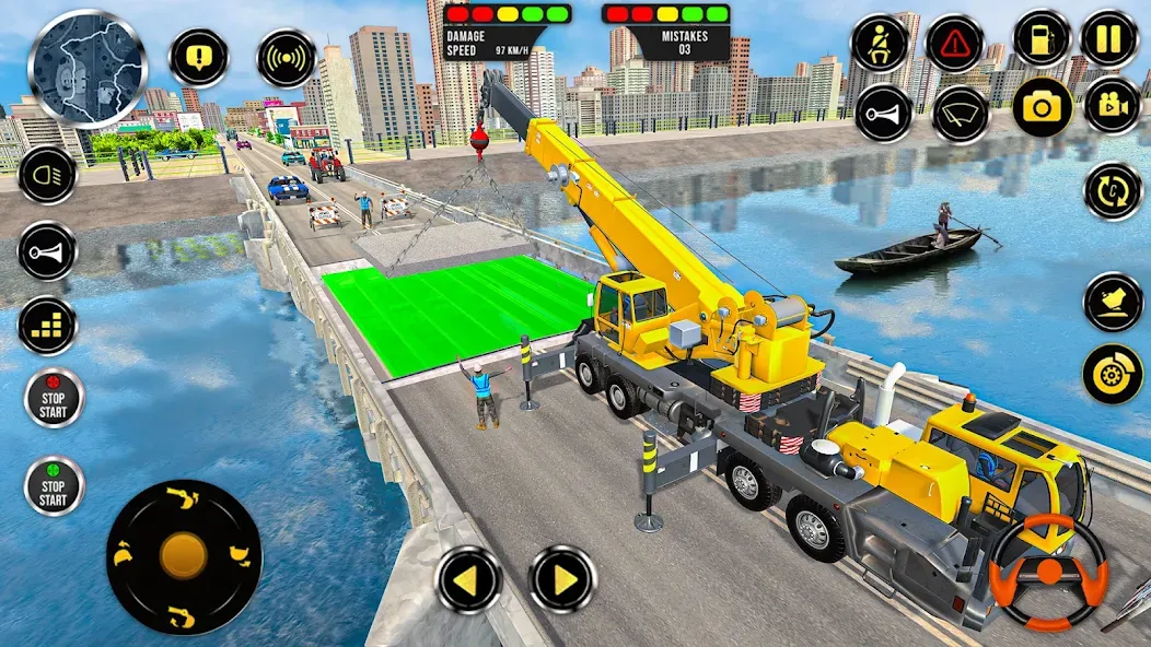 Construction Machine Real JCB  [МОД Все открыто] Screenshot 5