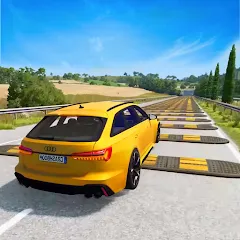 Взломанная Beam Drive Road Crash 3D Games (Бим Драйв Роад Краш 3Д Геймс)  [МОД Меню] - последняя версия apk на Андроид