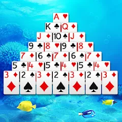 Взломанная Pyramid Solitaire  [МОД Unlimited Money] - стабильная версия apk на Андроид