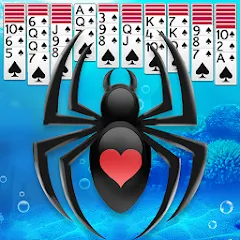 Скачать взломанную Spider Solitaire  [МОД Все открыто] - последняя версия apk на Андроид